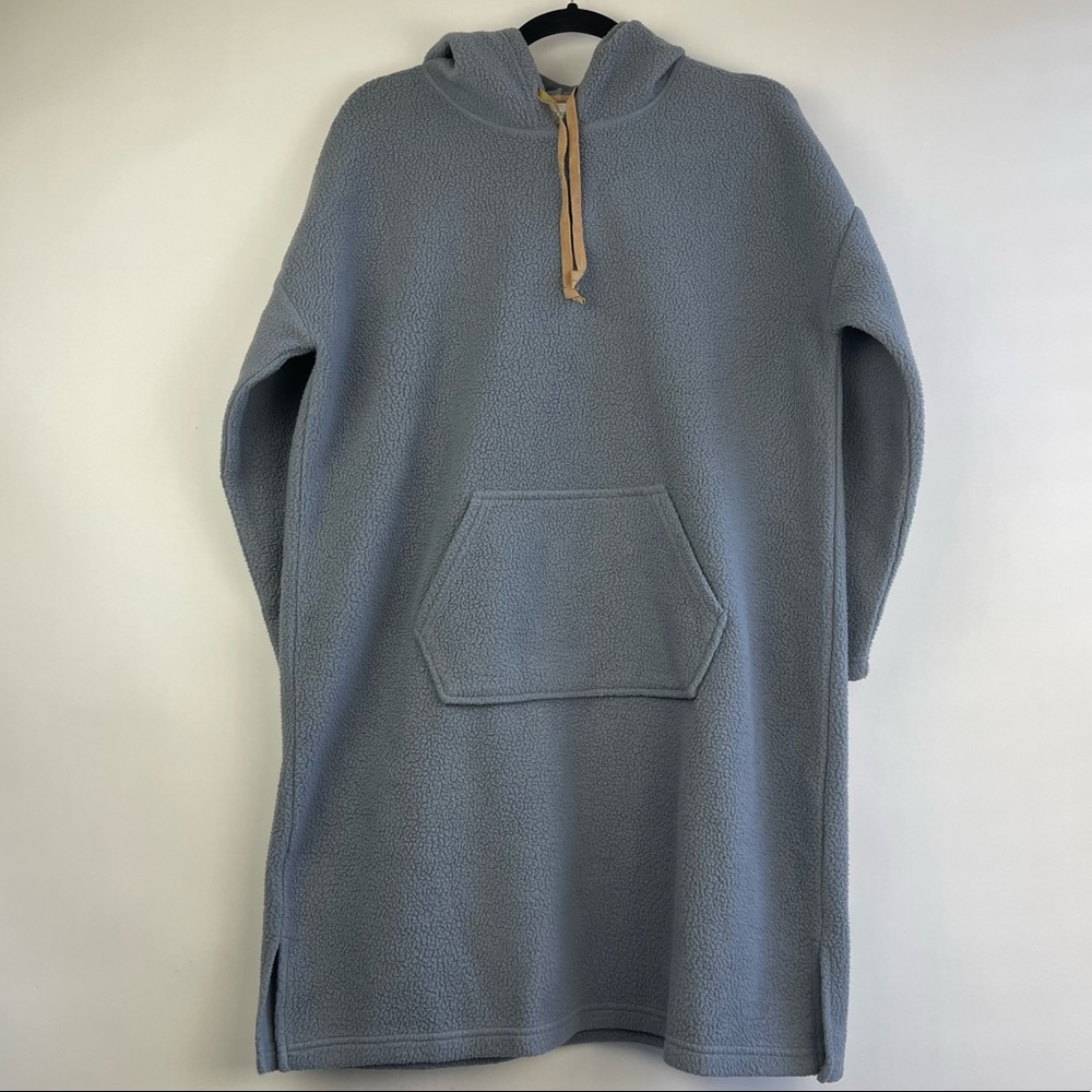 Koolaburra by UGG Women's Sueded Sherpa Hooded Lounger Gray XS